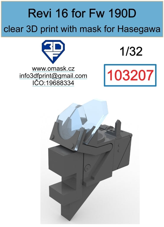 Omask 103207 Revi 16 pour Fw 190D (Hasegawa) 1/32