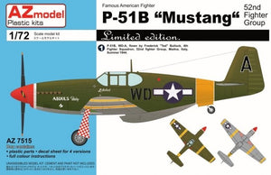 Maquette AZmodel AZ7515 P-51B Mustang 52e FG 1/72