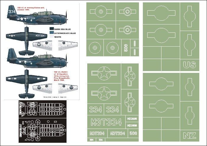 Montex K48150 TBF-1C Avenger 1/48 