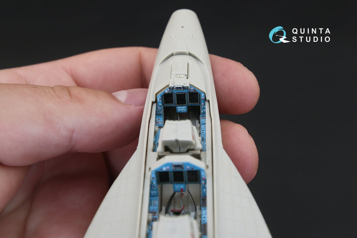 Intérieur coloré imprimé en 3D sur papier décalcomanie pour le Yak-130 de Quinta Studio QD48157 (pour kit KittyHawk) à l&amp;#39;échelle 1/48 – Bild 9