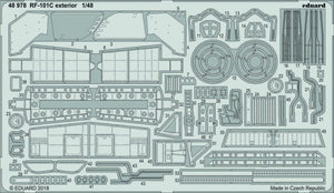 Eduard 48978 RF-101C extérieur 1/48 KITTY HAWK