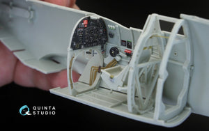 Intérieur imprimé en 3D et coloré sur papier décalcomanie pour Spitfire Mk. IX (Quinta Studio QD32044) (pour maquette Revell) au 1/32 – immagine 9