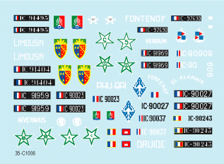 Star Decals 35-C1006 Indochine 1. Voitures blindées 1/35 – Bild 3