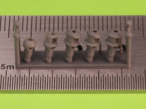 Kit de frein de bouche Master GM-72-039 pour canons allemands de 7,5 cm PaK/KwK/StuK 40 (5 types) à l&amp;#39;échelle 1/72 – image 3