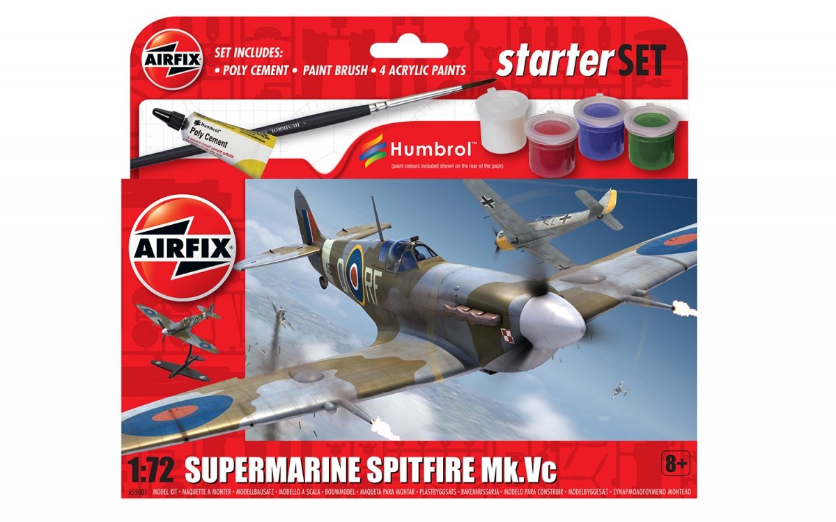 Airfix 55001 Supermarine Spitfire Mk.Vc - Coffret cadeau 1/72