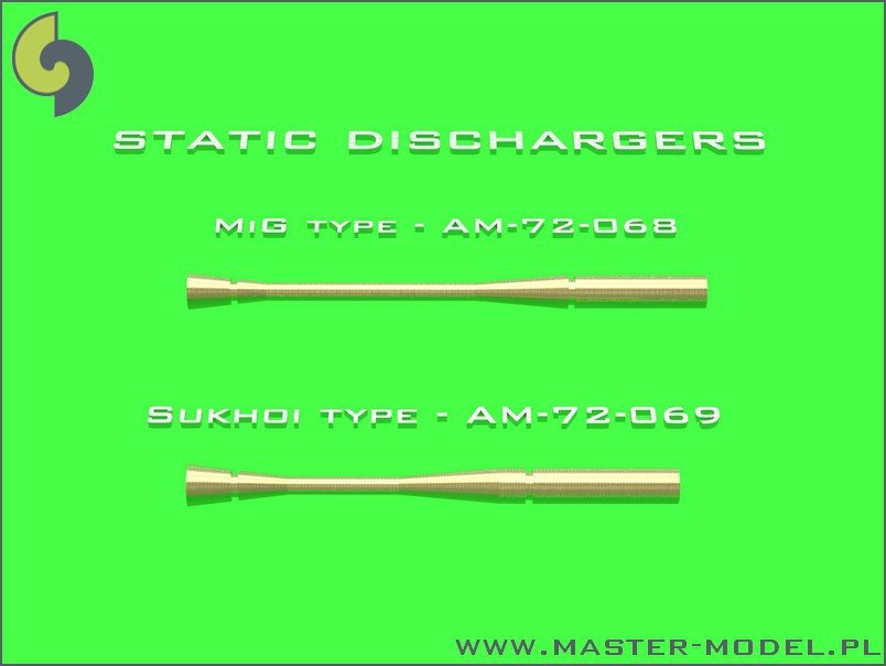 Déchargeurs statiques Master AM-72-069 - type utilisé sur les jets Sukhoi (14 pièces) – image 3