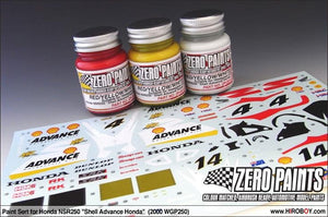 Zero Paints ZP-1215 Honda NSR250 Shell Advance Kit de peinture Honda 3 x 30 ml