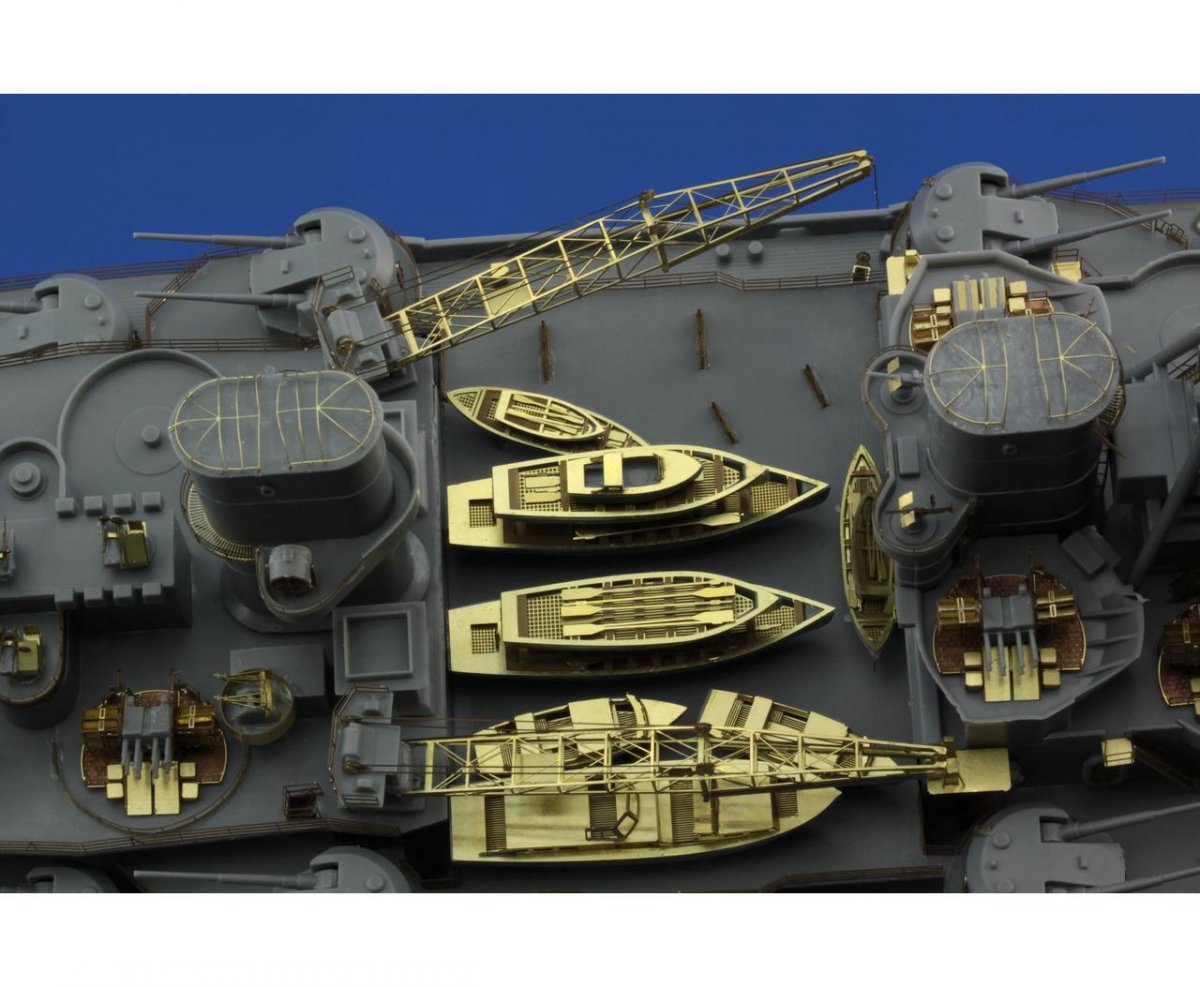 Canots de sauvetage du HMS King George V Eduard 53169 TAMIYA 1/350 – immagine 4