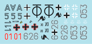 Star Decals 35-C1208 Chars allemands en Italie n° 8 Véhicules blindés mixtes 1/35 – immagine 2