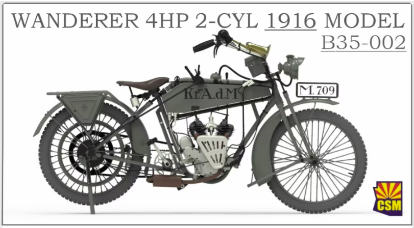 Copper State Models B35-002 Wanderer 4PS Moto 1916 1/35