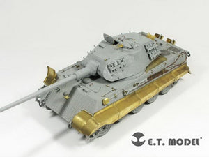 ET Model EA35-027 Ailes et jupes latérales pour char allemand King Tiger/Jagdtiger de la Seconde Guerre mondiale (kit DRAGON 1/35) – image 2