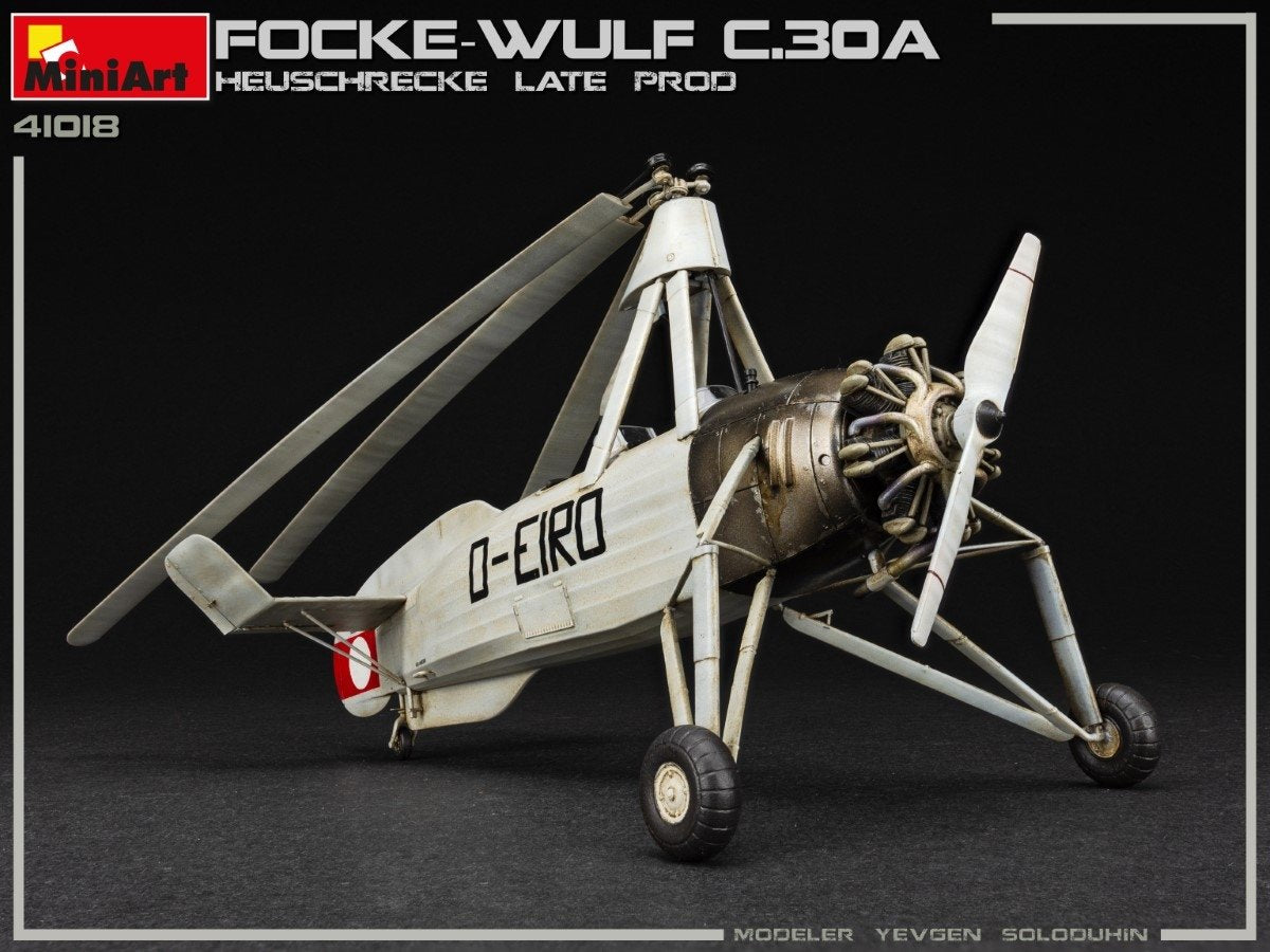 MiniArt 41018 FOCKE-WULF FW C.30A HEUSCHRECKE. LATE PROD 1/35 – zdjęcie 5