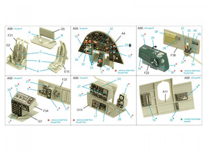 Intérieur imprimé en 3D et coloré sur papier décalcomanie Quinta Studio QD48351 TBF-1C (Hobby Boss) 1/48 – image 7