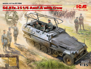ICM 35104 Sd.Kfz.251/6 Ausf.A avec équipage 1/35