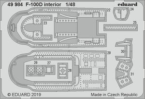Intérieur du F-100D Eduard 49984 au 1/48 TRUMPETER – Bild 2
