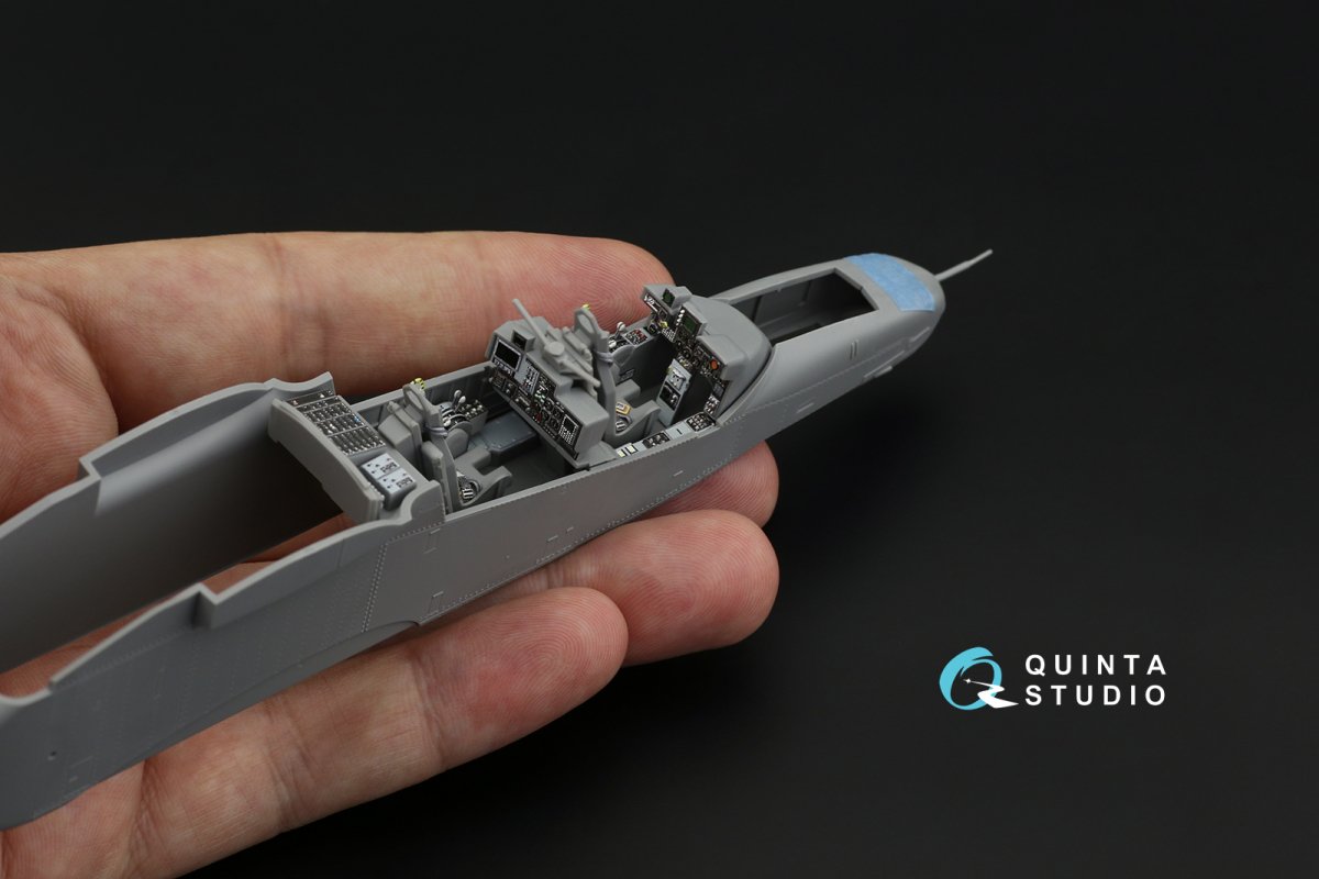Intérieur imprimé en 3D et coloré sur papier décalcomanie Quinta Studio QD48252 OV-10D Bronco (ICM) 1/48 – image 4