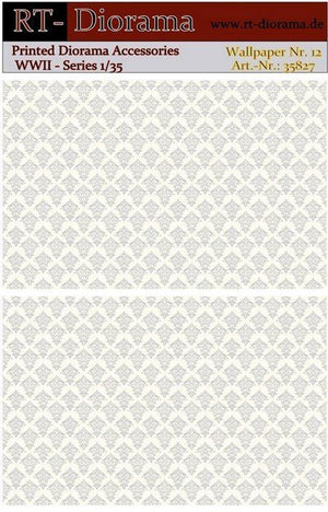 Accessoires imprimés RT-Diorama 35827 : Papier peint n° 12 1/35