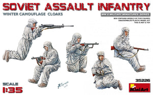 MiniArt 35226 INFANTERIE D&amp;#39;ASSAUT SOVIÉTIQUE (MANTEAUX DE CAMOUFLAGE D&amp;#39;HIVER) (1/35)