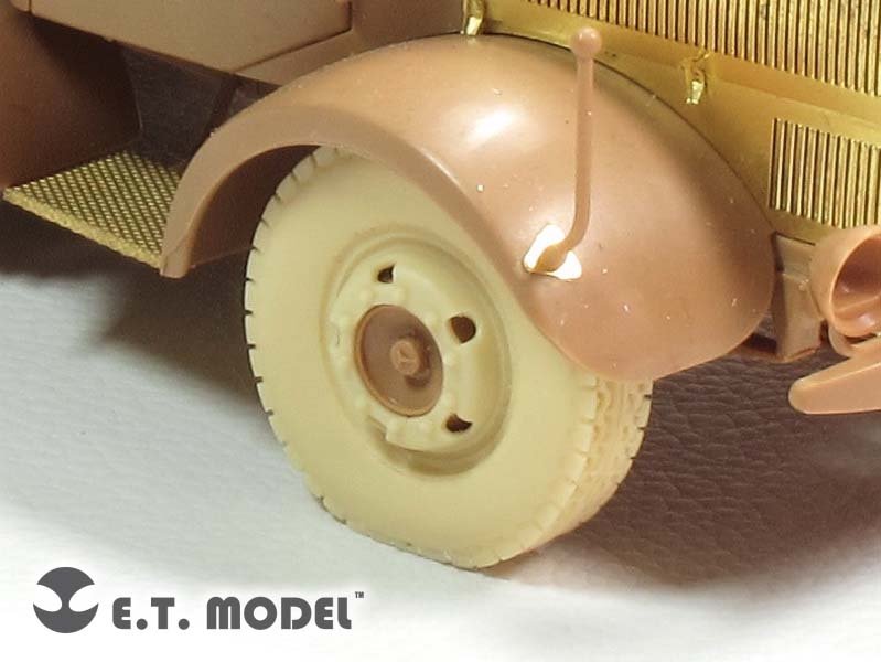 ET Model ER35-039 Roues de route lestées MAULTIER pour semi-chenillé lourd allemand L-4500 R de la Seconde Guerre mondiale, compatible avec ZVEZDA 3603 au 1/35 – image 2