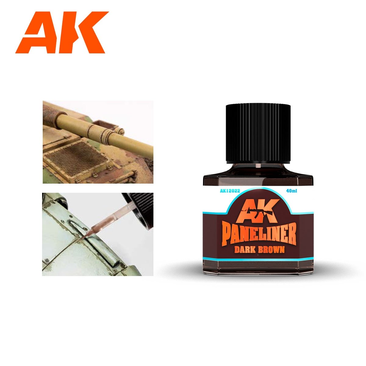 AK Interactive AK12022 PANNEAU BRUN FONCÉ – PANELADOR MARRÓN OSCURO