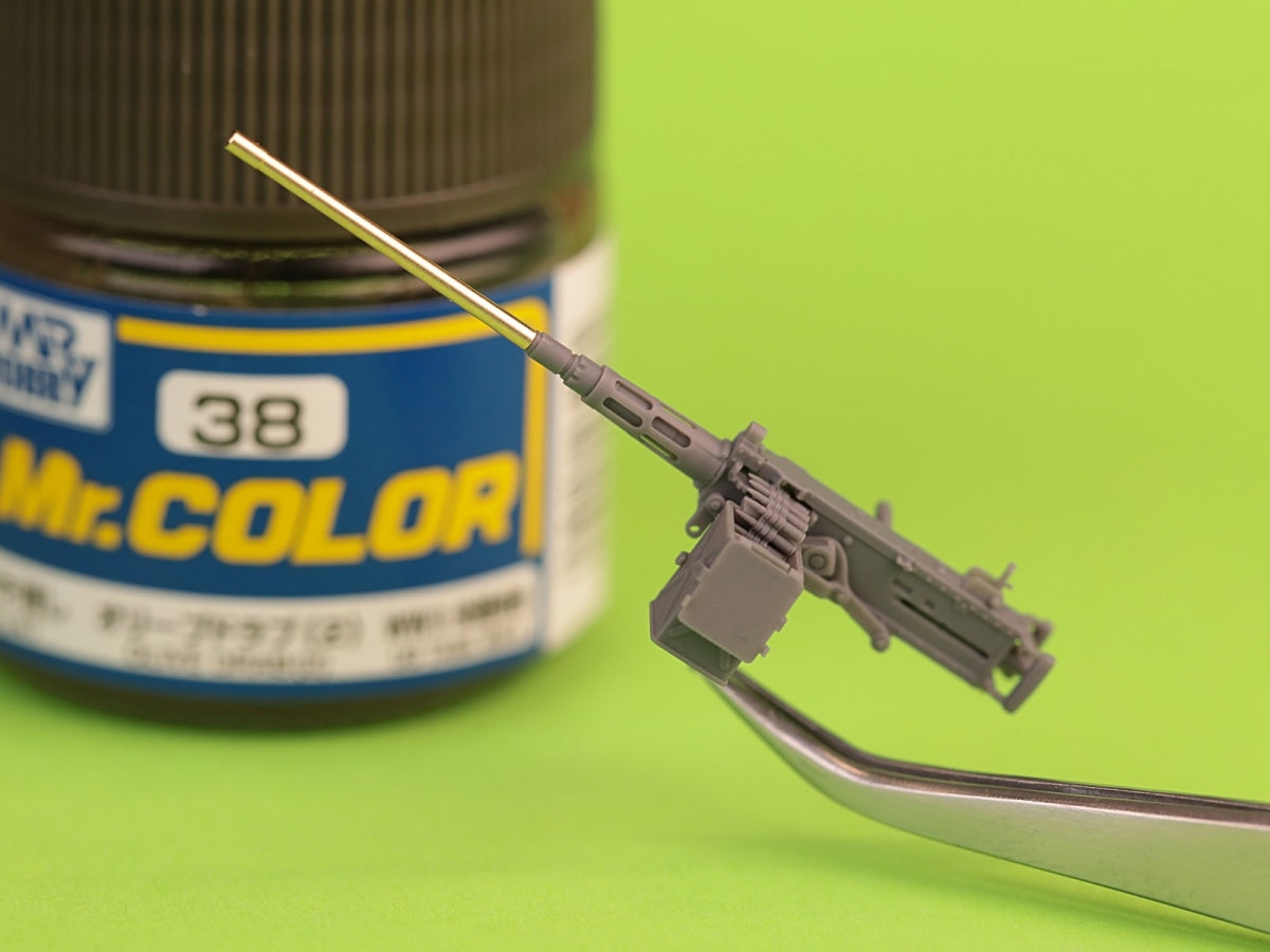 Maquette Master GM-35-069 Browning M2HB calibre .50 (12,7 mm) - mitrailleuse sur affût de char - début de la Seconde Guerre mondiale (berceau D69820 avec petite boîte à munitions D68375) 1/35 – image 7