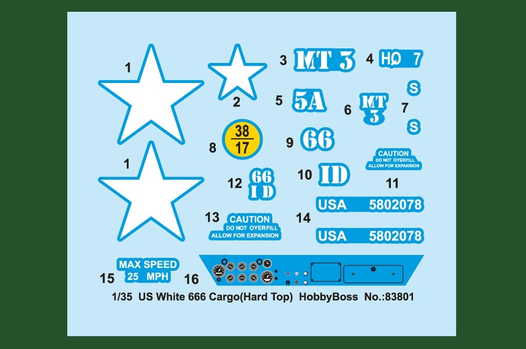 Hobby Boss 83801 US Blanc 666 Cargo Hard Top (1/35) – Bild 4