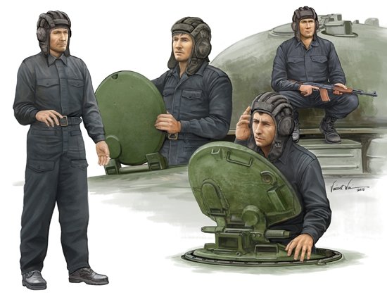 Trumpeter 00435 Équipage de char soviétique 1/35