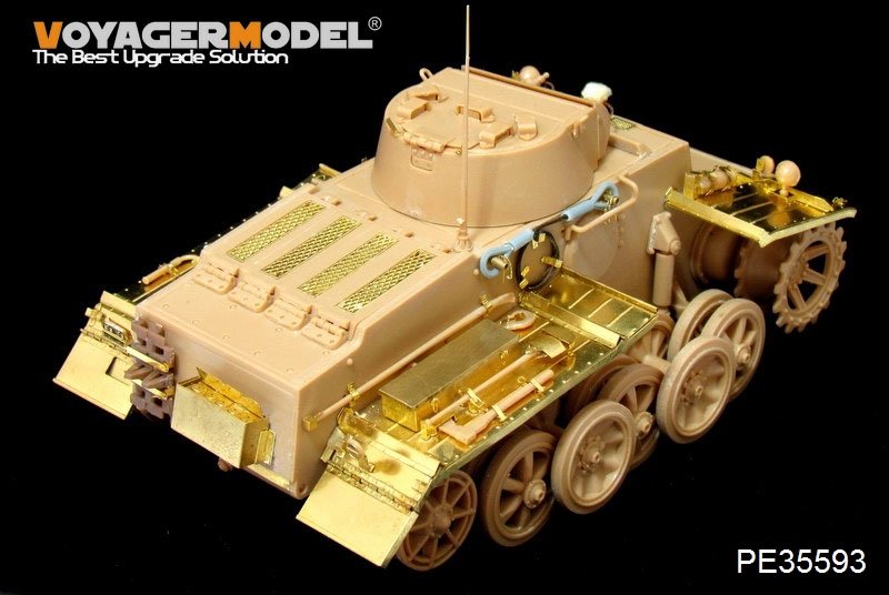 Maquette Voyager PE35593 Char allemand Pz.Kpfw.I Ausf.F (version tardive) de la Seconde Guerre mondiale pour maquette HobbyBoss 83805 au 1/35 – Bild 2