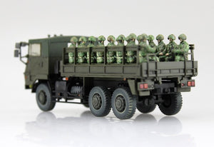 Camion Type 73 des Forces d&amp;#39;autodéfense japonaises (JGSDF) Aoshima 01209 avec figurines (20 pièces) à l&amp;#39;échelle 1/72 – Bild 3