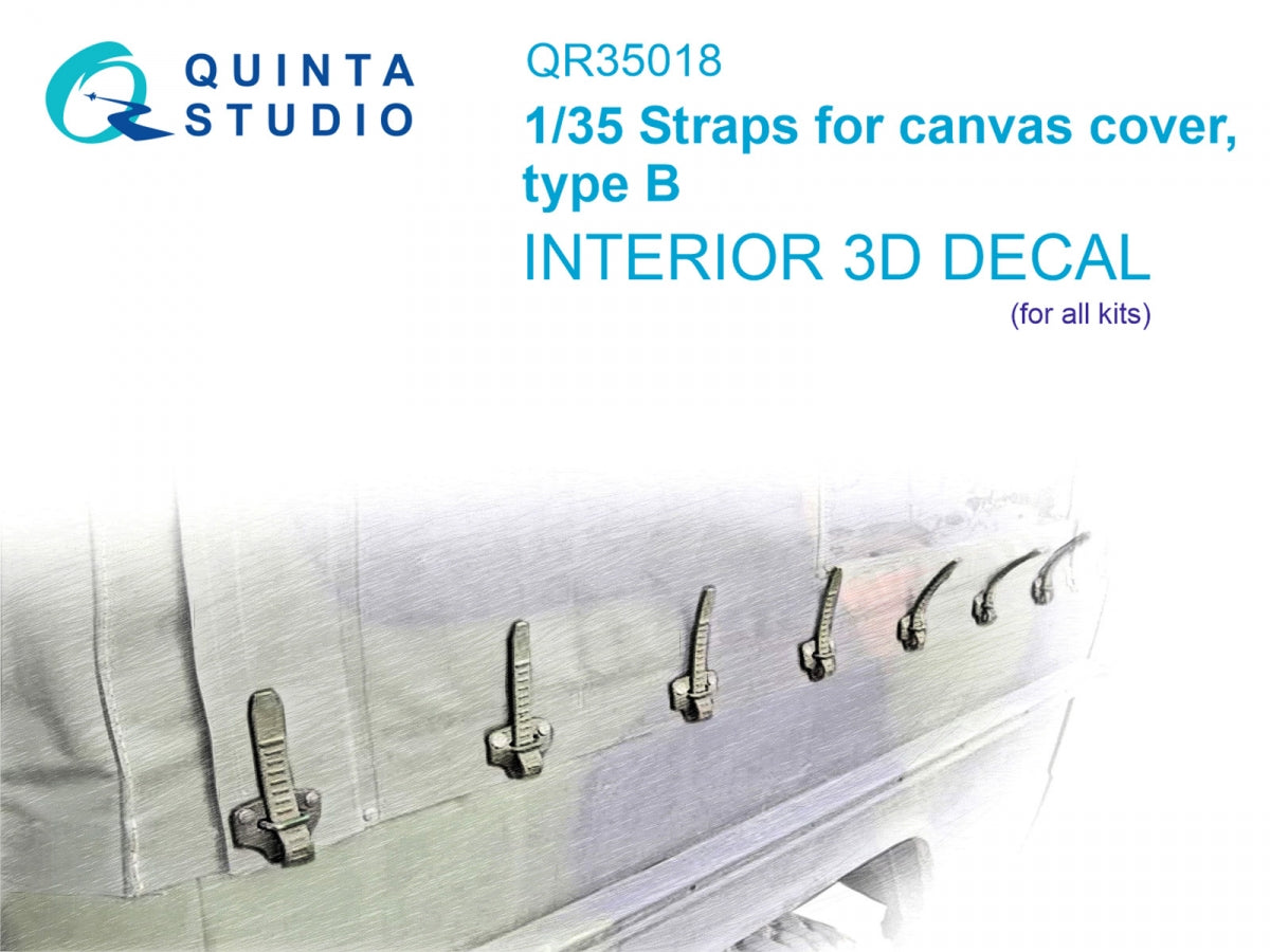 Sangles Quinta Studio QR35018 pour toile de canopée, type B 1/35