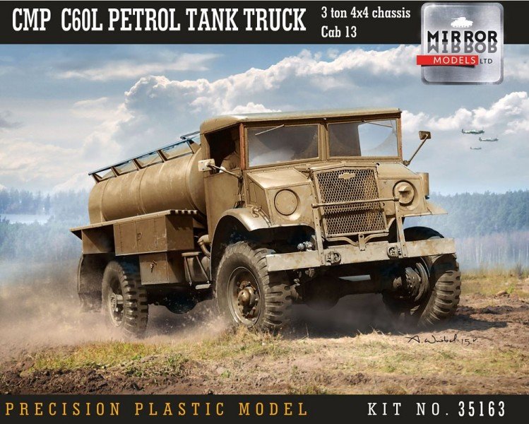 Mirror Models 35163 CMP CHEVY C60L RÉSERVOIR D'ESSENCE CABINE 13 (1/35)