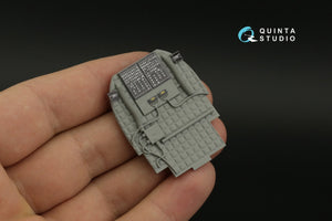 Intérieur imprimé en 3D et coloré sur papier décalcomanie (Takom) pour Quinta Studio QDS+35106 AH-64D (petite version) (avec pièces en résine imprimées en 3D) 1/35 – image 4