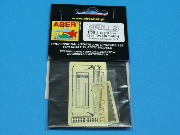 Grilles de protection Aber 35G07 pour char russe T-34 (1/35) – image 4