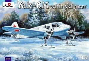 A-Model 72181 Yakovlev Yak-6M avec équipement de ski (en camouflage) 1/72