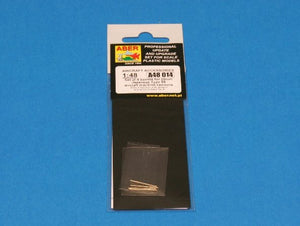 Aber A48014 Set of 4 barrels for Japanese 20 mm Type 99 aircraft machine cannons 1/48 – zdjęcie 3