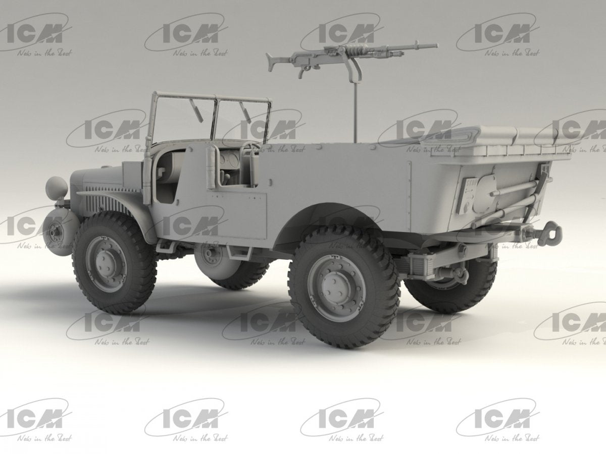 ICM 35572 Laffly V15T avec mitrailleuse Hotchkiss 1/35 – image 6