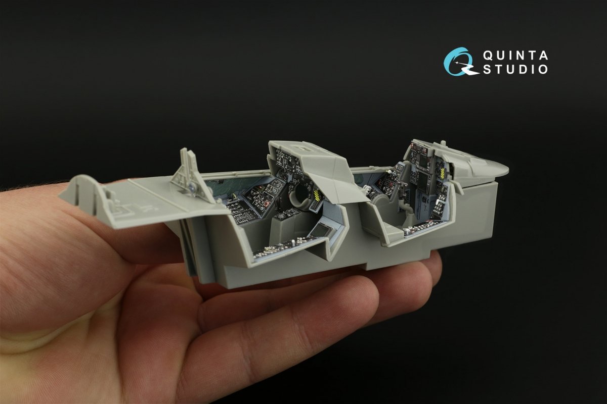 Quinta Studio QD32098 F-14A 3D-Printed &amp;amp; coloured Interior on decal paper ( Trumpeter ) 1/32 – zdjęcie 4