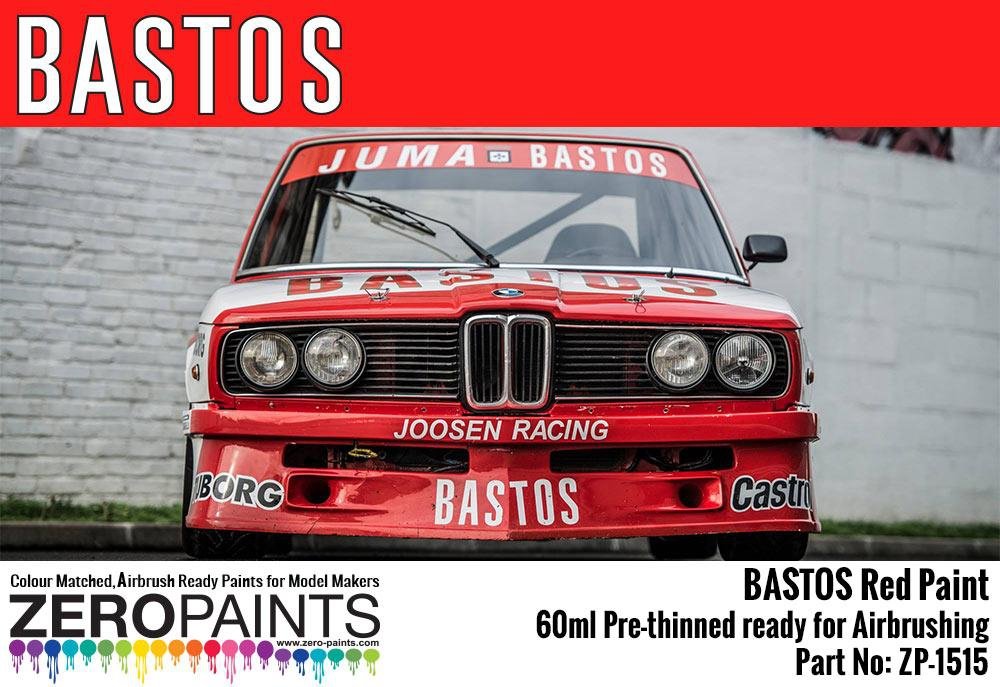 Peinture rouge Bastos Zero Paints ZP-1515 pour voitures sponsorisées par Bastos, 60 ml – Bild 2