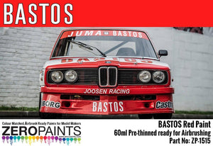 Peinture rouge Bastos Zero Paints ZP-1515 pour voitures sponsorisées par Bastos, 60 ml – Bild 2