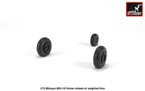 Armory Models AW72051 Mikoyan MiG-19 Farmer roues avec pneus lestés 1/72 – image 3
