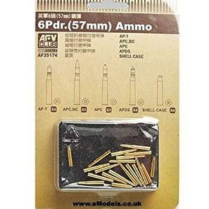 AFV Club 35174 Munitions 6 livres (57 mm) 1/35