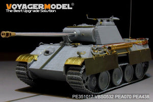 Kit de mise à niveau de base Voyager Model PE351017, Panther G allemand de la Seconde Guerre mondiale (version précoce) (pour TAKOM 2119/2134), échelle 1/35  – image 16