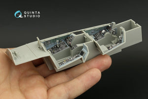 Intérieur du F-14B imprimé en 3D et coloré, modèle Quinta Studio QD32099 (Trumpeter), échelle 1/32 – image 13