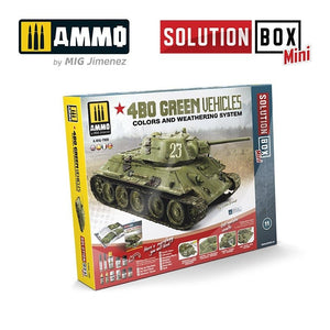 Munitions pour Mig Jimenez 7900 Solution Box MINI - 4BO Véhicules Verts