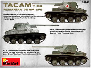 MiniArt 35240 KIT INTÉRIEUR SPG TACAM T-60 ROUMAIN 76 mm 1/35 – immagine 14