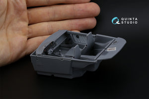 Intérieur imprimé en 3D et coloré sur papier décalcomanie Quinta Studio QD24003 Porsche 959 (Tamiya) 1/24 – imagen 15