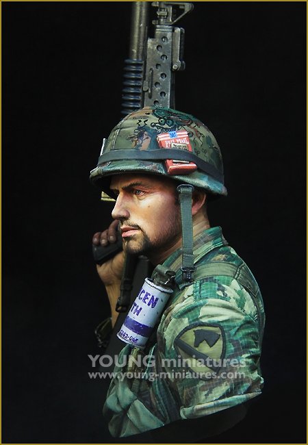 Young Miniatures YM1866 1re division de cavalerie américaine, Vietnam 1970, échelle 1/10 – image 3