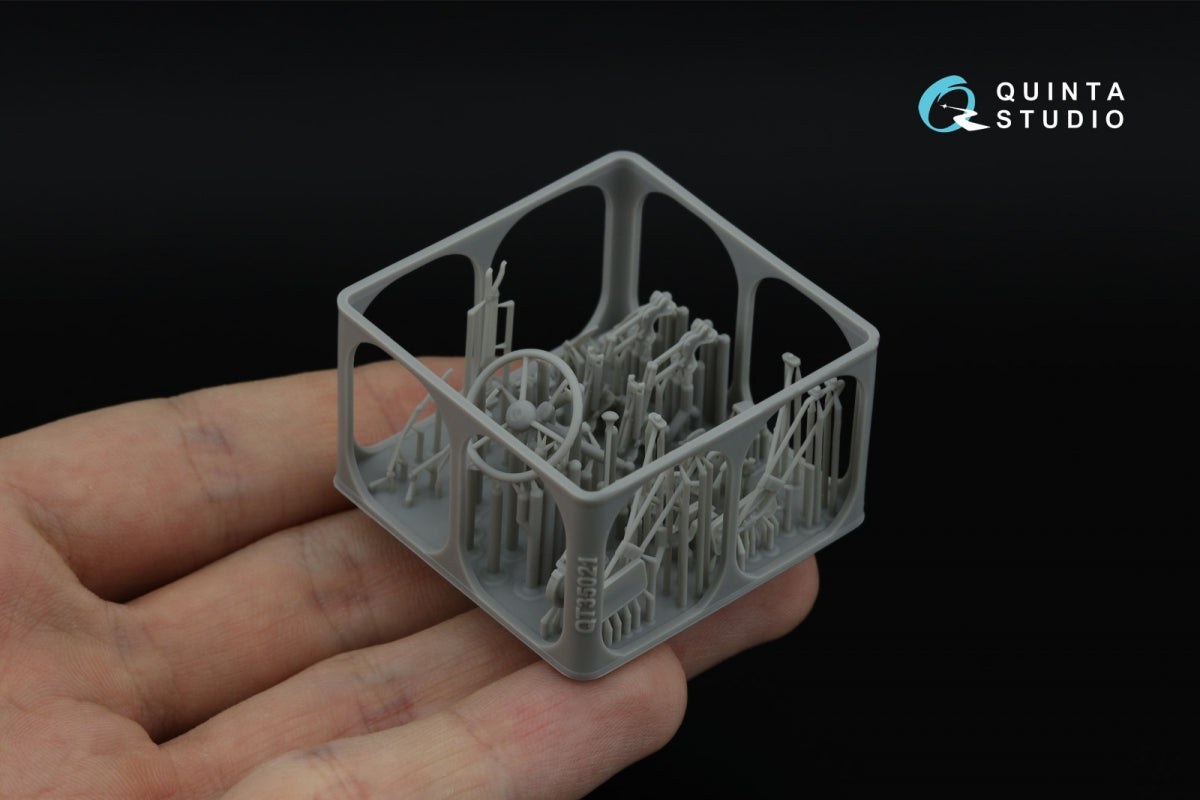 Quinta Studio QT35021 ZiL-130 Detailing set ( for AVD kit )( 3D-printed resign parts ) 1/35