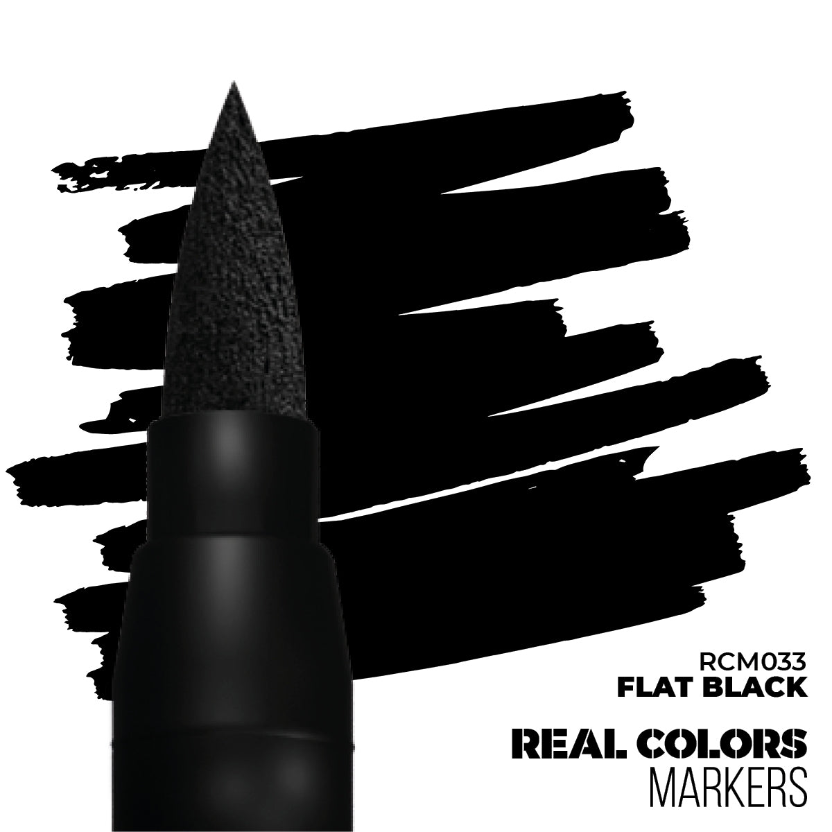 AK Interactive RCM033 NOIR MAT – MARQUEUR RC