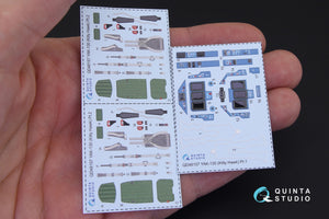 Intérieur coloré imprimé en 3D sur papier décalcomanie pour le Yak-130 de Quinta Studio QD48157 (pour kit KittyHawk) à l&amp;#39;échelle 1/48 – Bild 2